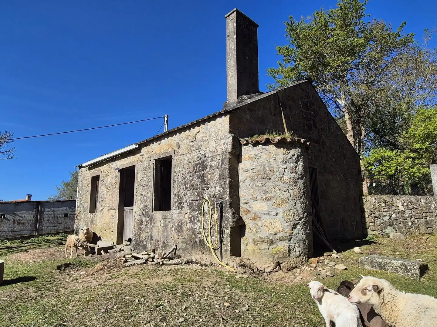 Vista exterior de Casa o xalet en venda en Ames amb Jardí privat