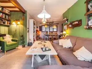 Sala d'estar de Casa o xalet en venda en Galapagar amb Aire condicionat, Calefacció i Jardí privat