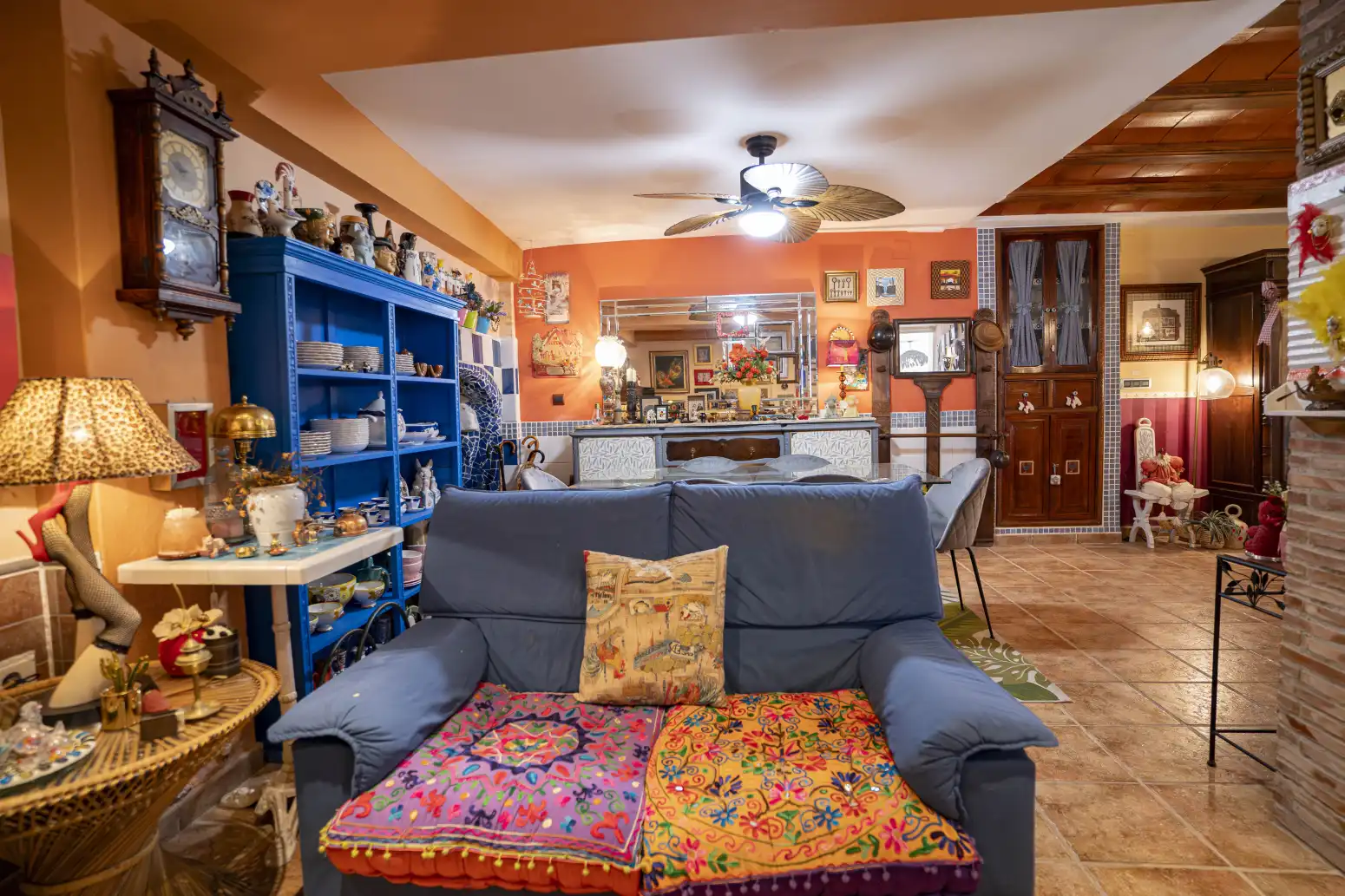 Sala d'estar de Casa o xalet en venda en Chulilla amb Terrassa