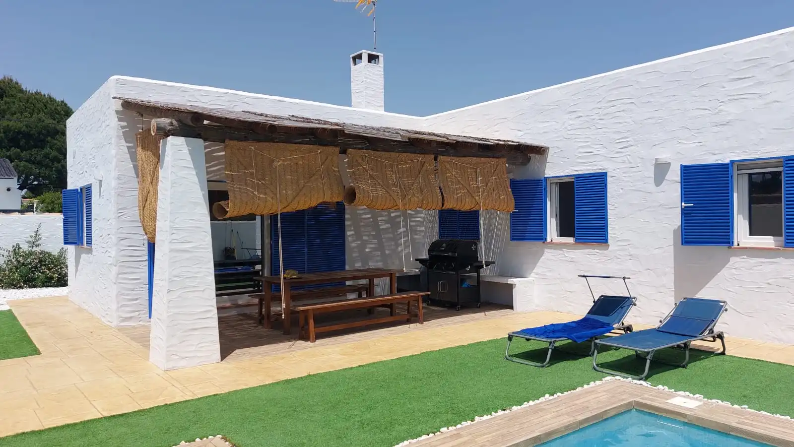 Terrace of Houses for rent in Chiclana de la Frontera  with Air Conditioner, Private garden and Terrace