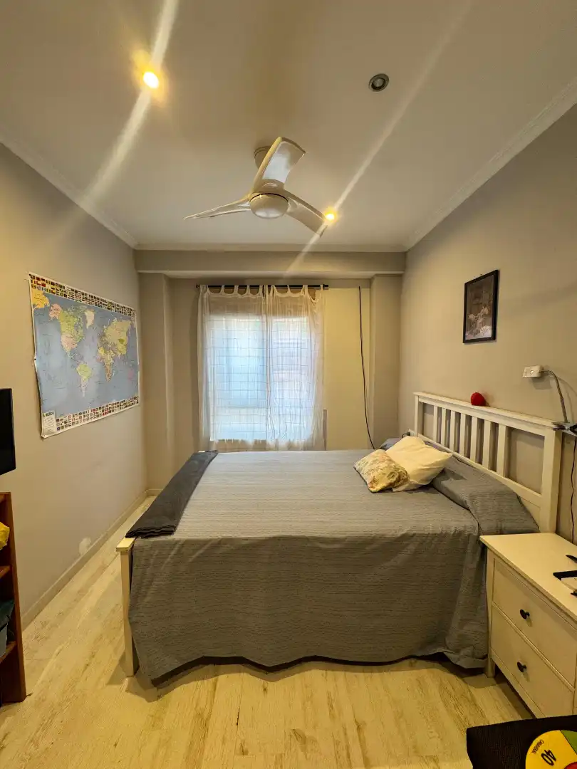 Bedroom of Flat for sale in Valencia  with Parquet flooring and Terrace