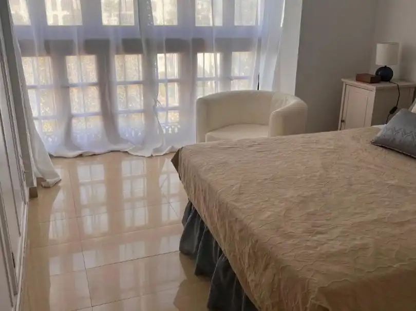 Schlafzimmer von Wohnung zur Miete in Manilva mit Terrasse, Möbliert und Waschmaschine