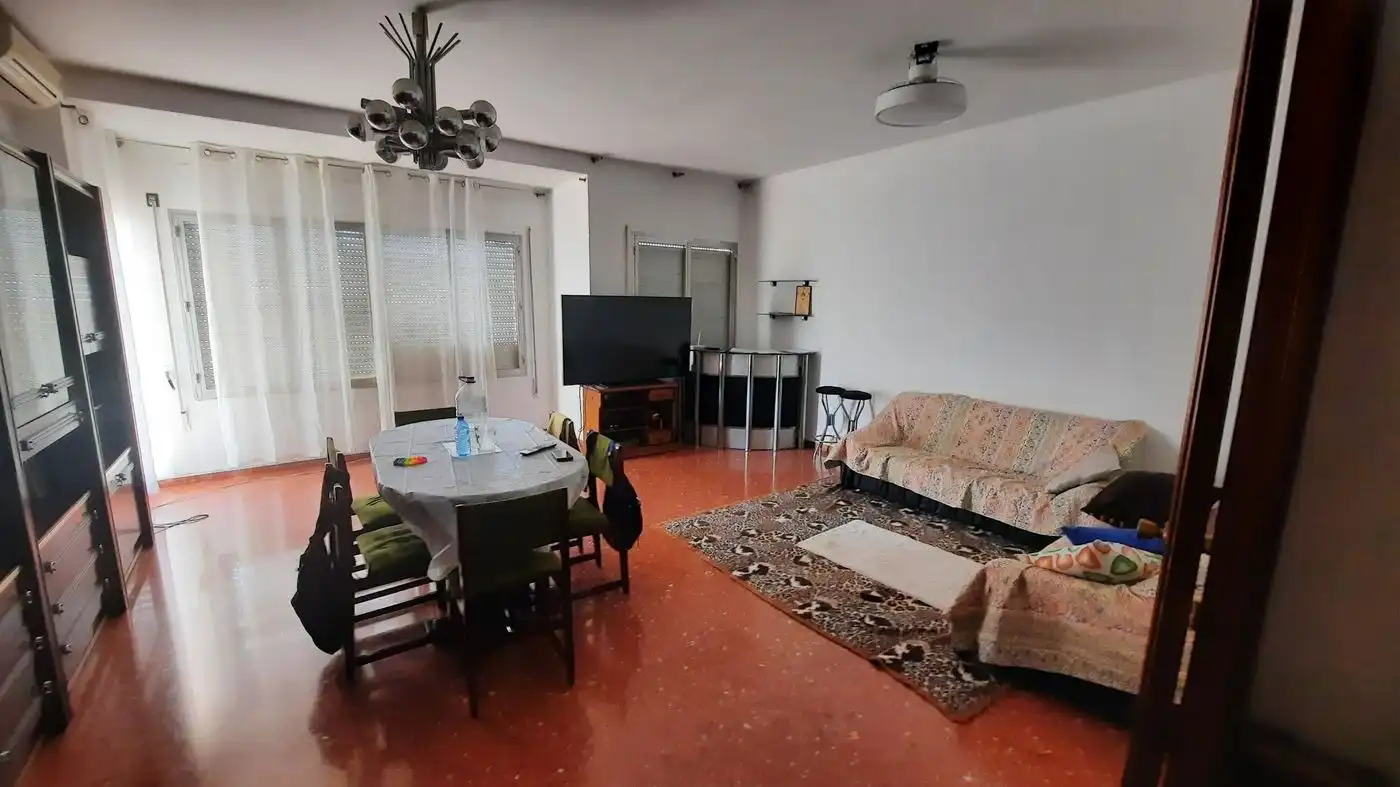Sala d'estar de Pis en venda en Amposta amb Terrassa, Moblat i Balcó