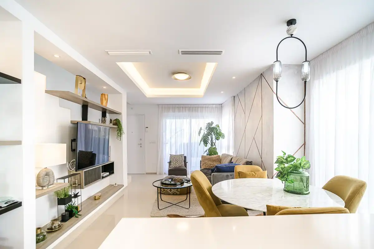 Sala de estar de Casa o chalet en venta en Rojales con Aire acondicionado, Terraza y Piscina