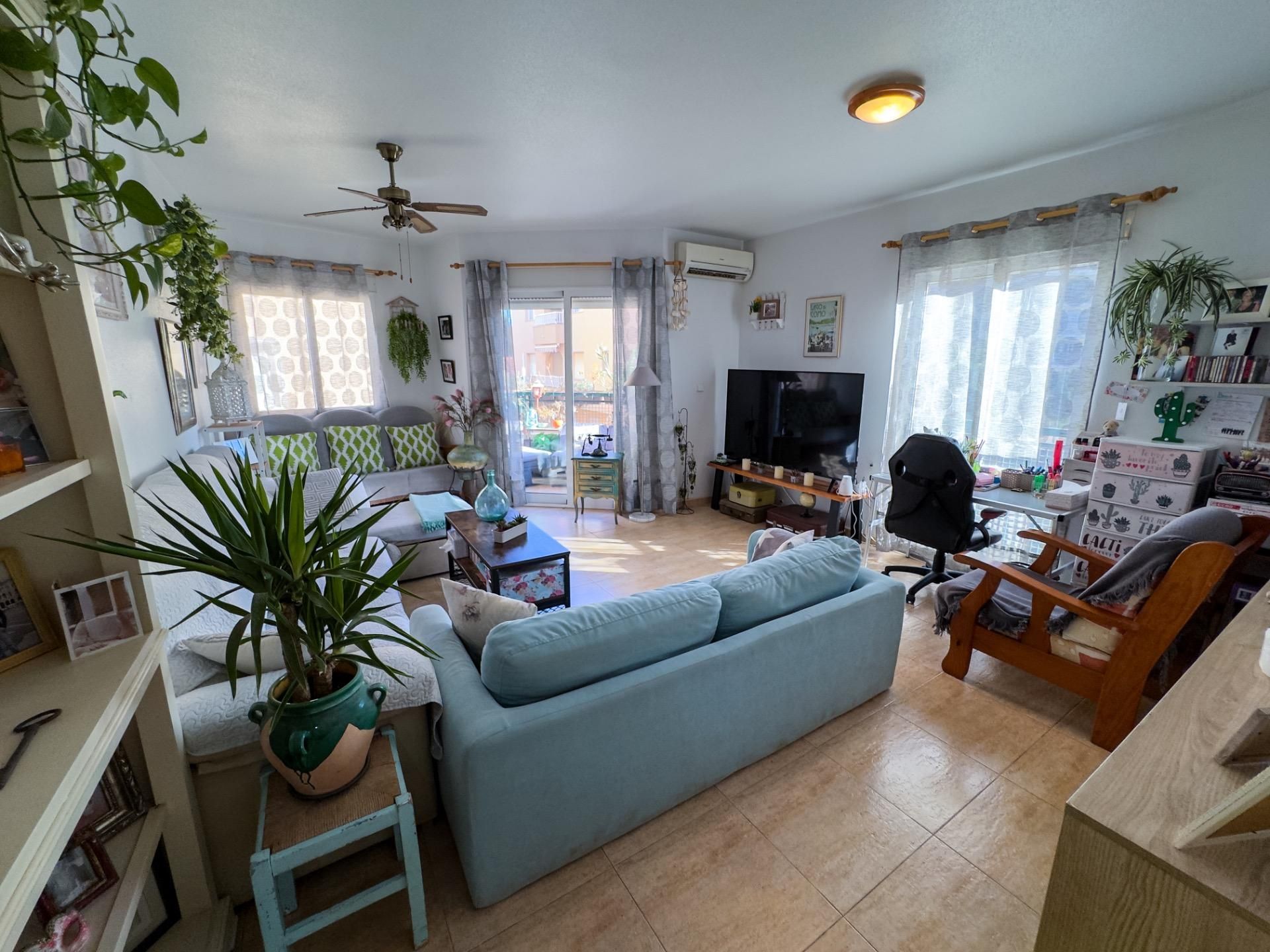 Living room of Flat for sale in San Javier  with Air Conditioner, Terrace and Storage room