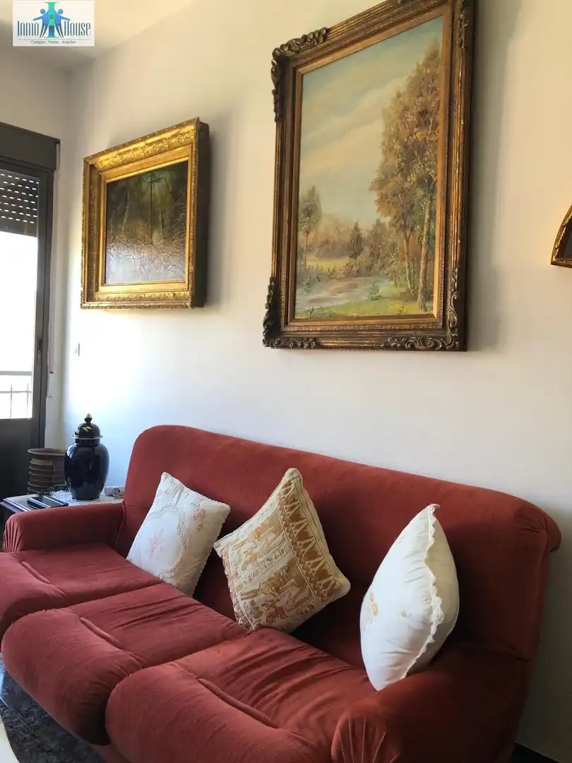 Living room of Houses for sale in Alcaraz  with Terrace, Furnished and Balcony