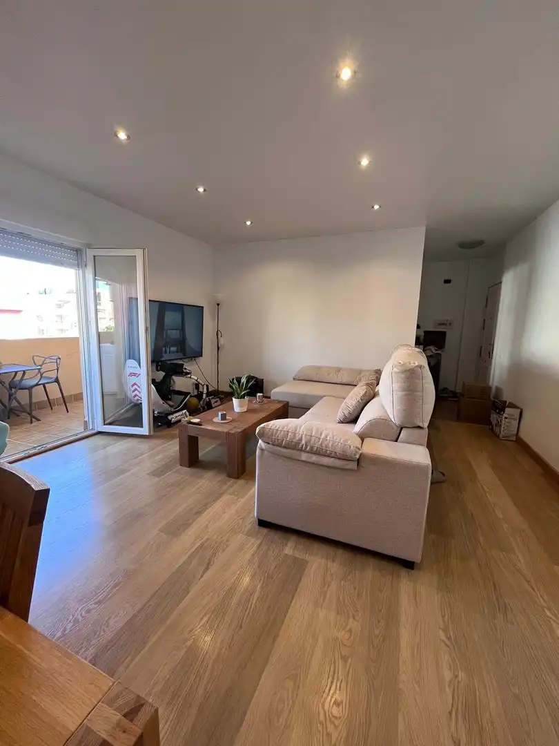 Living room of Apartments for rent in Roquetas de Mar  with Air Conditioner, Terrace and Furnished