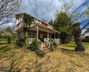 Exterior view of House or chalet for sale in Gargantilla del Lozoya  with Heating, Private garden and Storage room