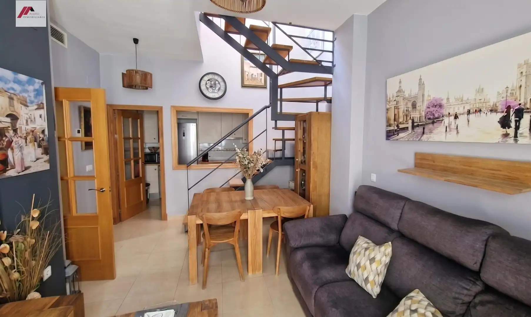 Sala de estar de Piso en venta en El Puerto de Santa María con Calefacción, Terraza y Amueblado