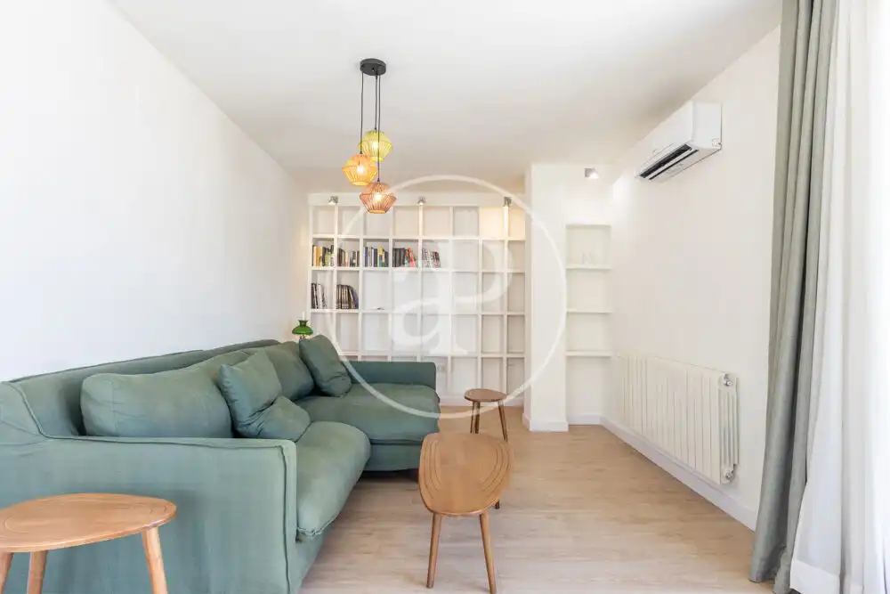 Sala d'estar de Pis de lloguer en Valencia amb Aire condicionat, Calefacció i Terrassa