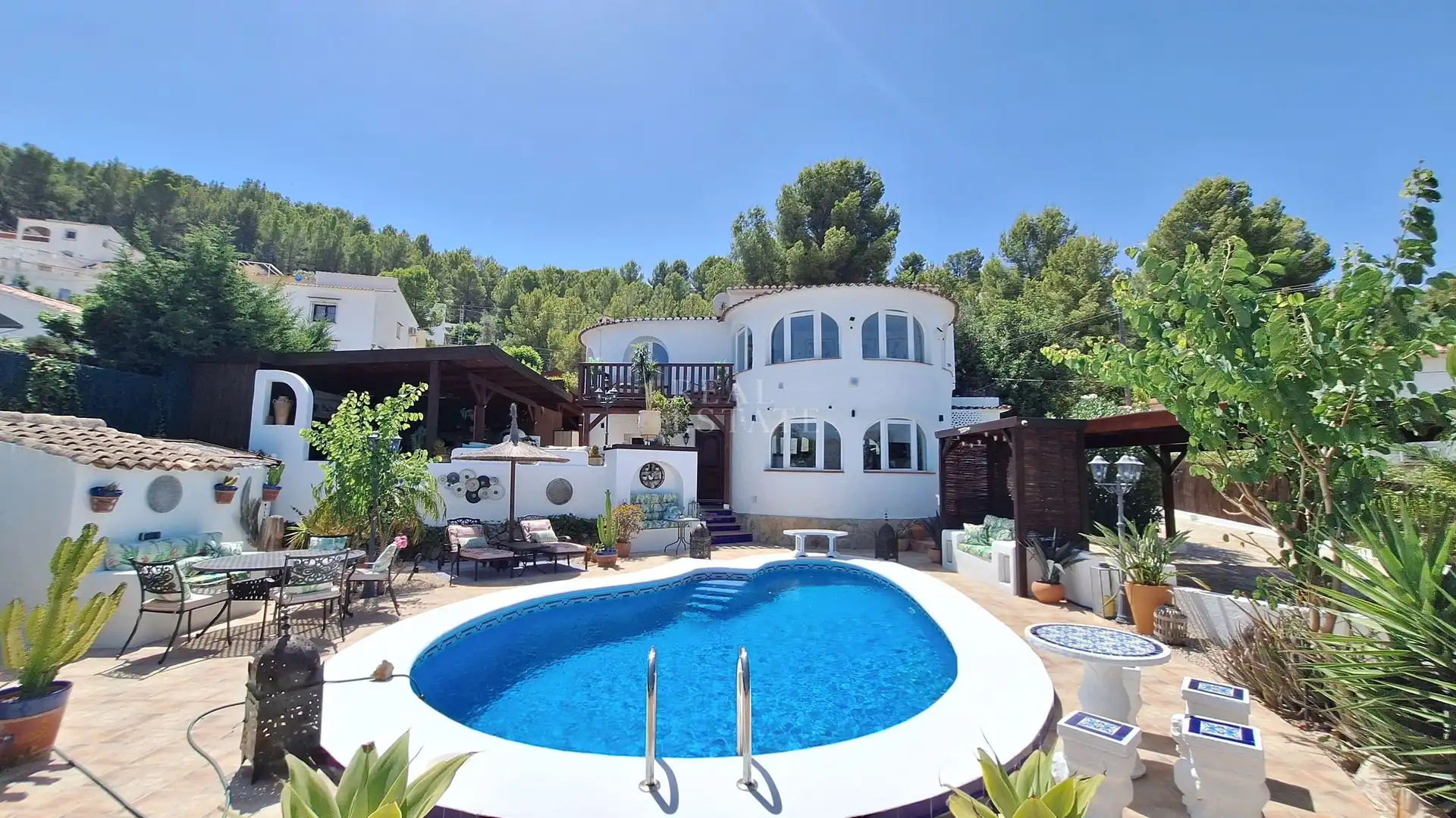 Vista exterior de Casa o xalet en venda en Benidoleig amb Aire condicionat, Terrassa i Traster