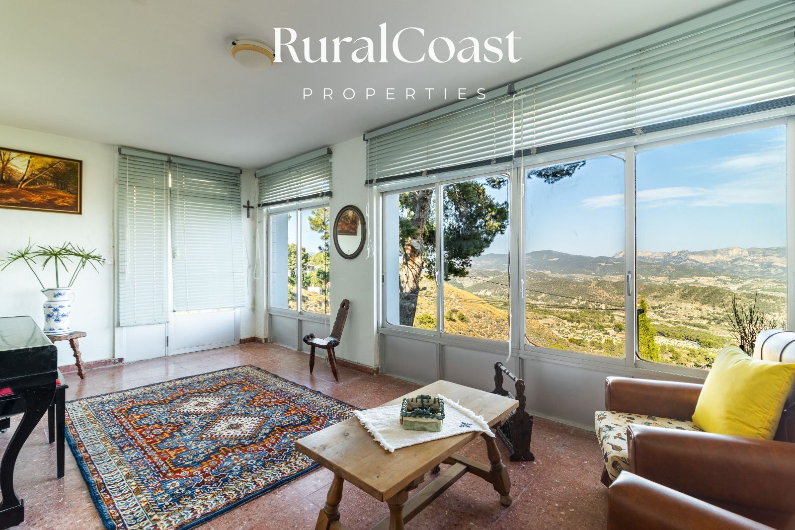 Living room of Single-family semi-detached for sale in Jijona / Xixona  with Heating, Terrace and Swimming Pool