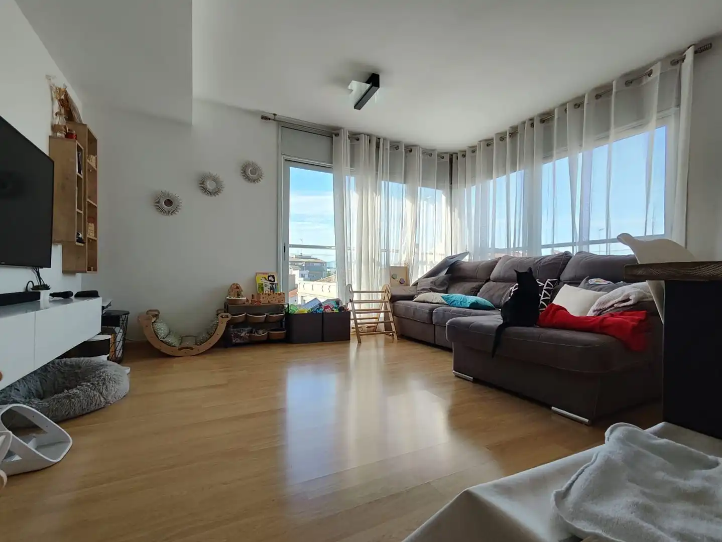 Sala de estar de Piso en venta en Parets del Vallès con Aire acondicionado y Calefacción
