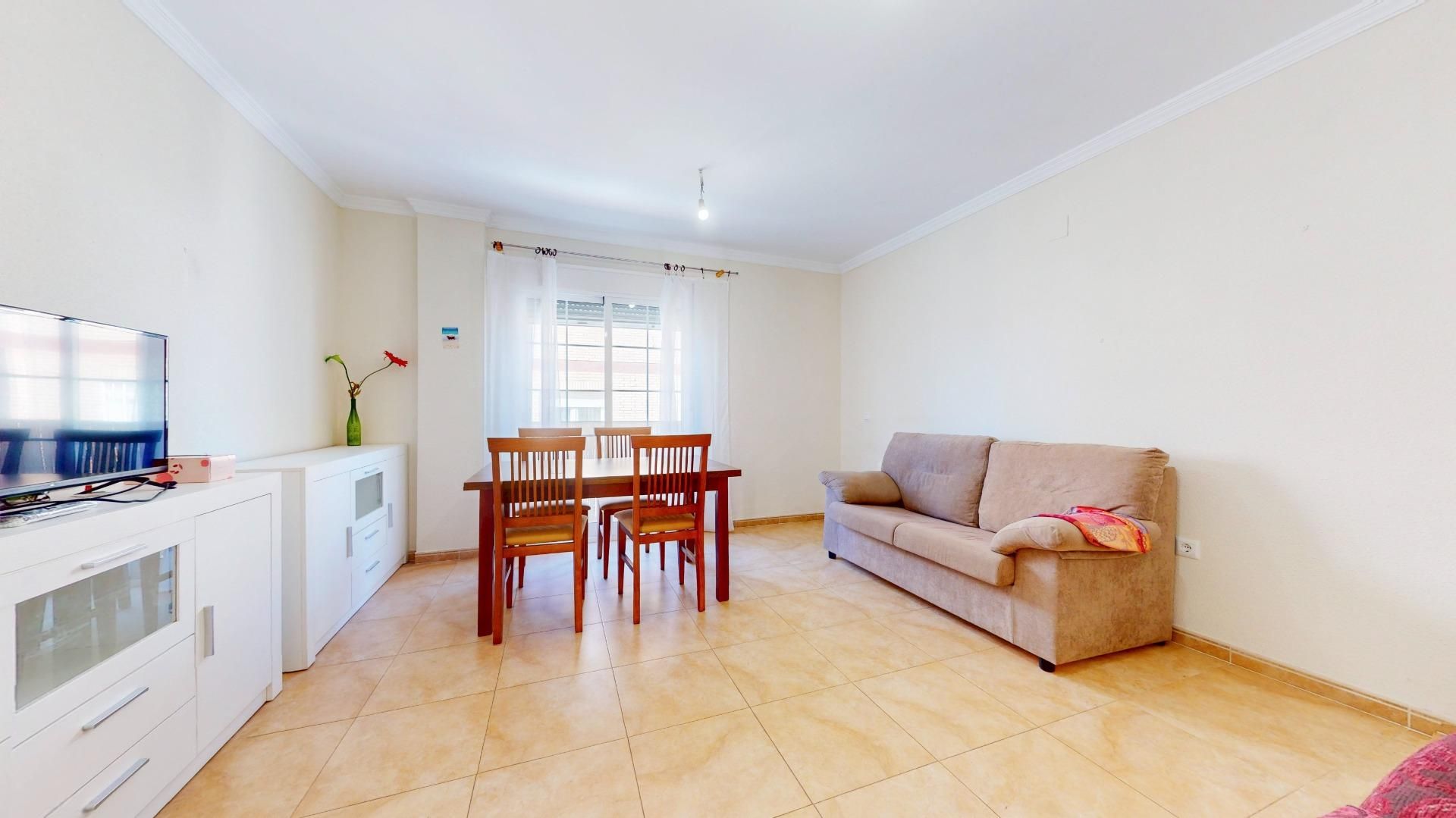 Sala de estar de Piso en venta en Roquetas de Mar