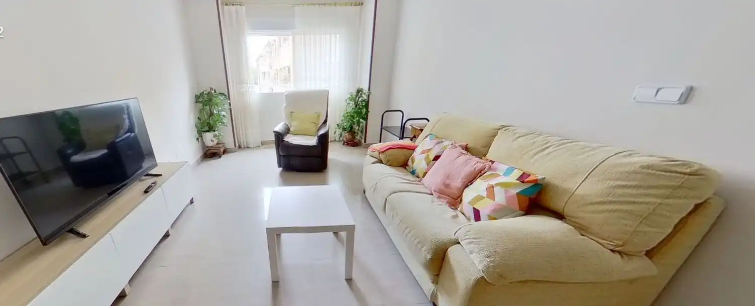Sala de estar de Piso de alquiler en Murcia con Aire acondicionado y Amueblado