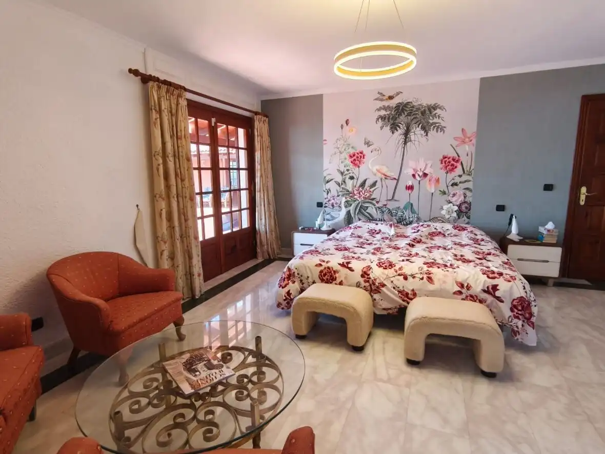 Sala de estar de Casa o chalet en venta en Tacoronte con Terraza y Sauna