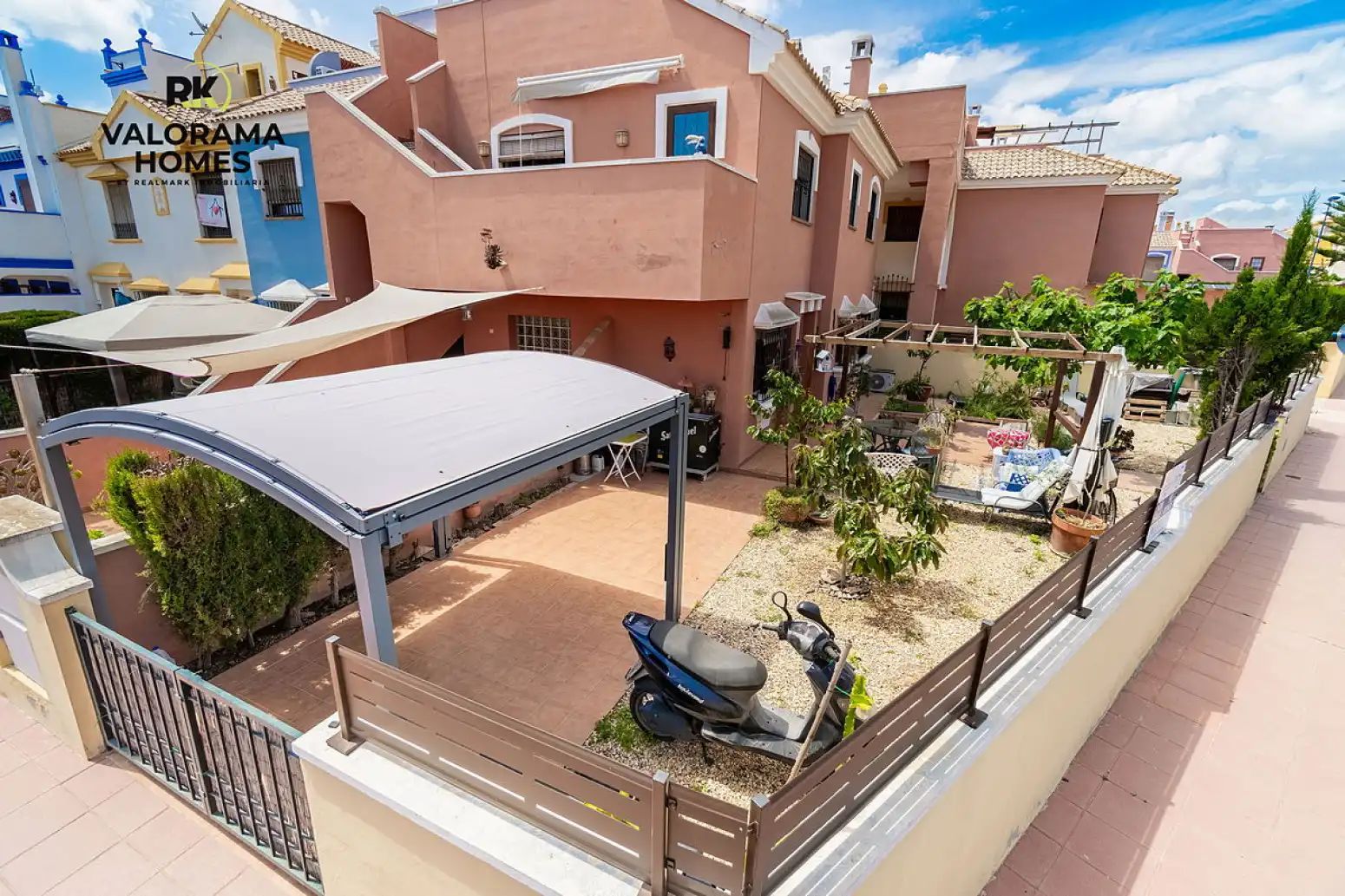 Terrace of Detached homes for sale in San Javier  with Air Conditioner and Private garden