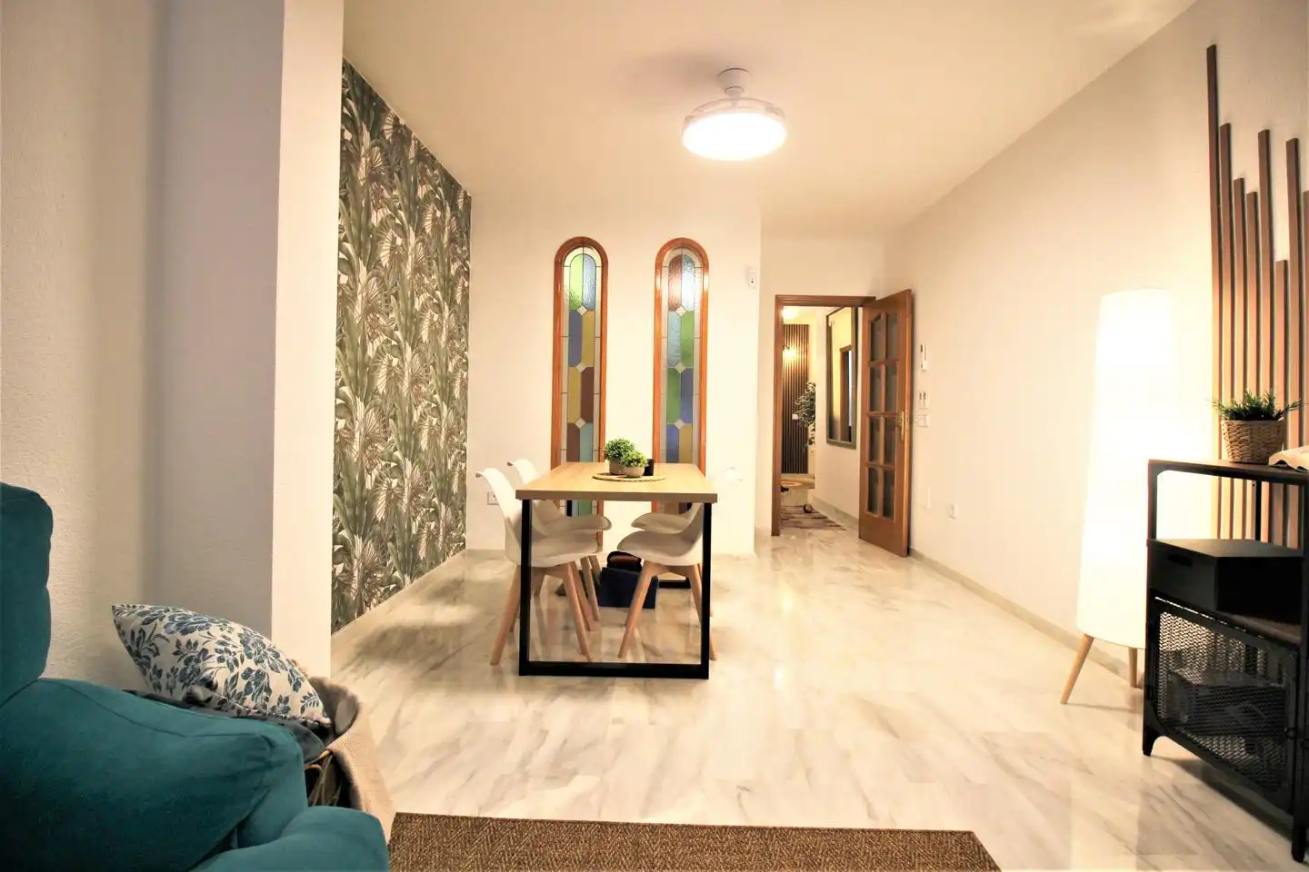 Dining room of Flat for rent in Almería  with Air Conditioner, Furnished and Internet