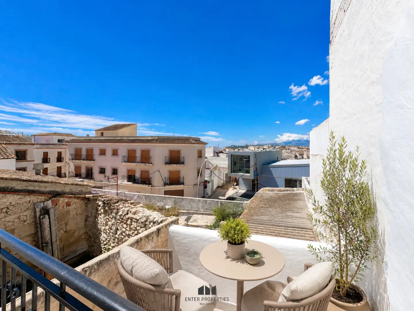 Terraza de Finca rústica en venta en Benitachell / El Poble Nou de Benitatxell con Aire acondicionado y Calefacción