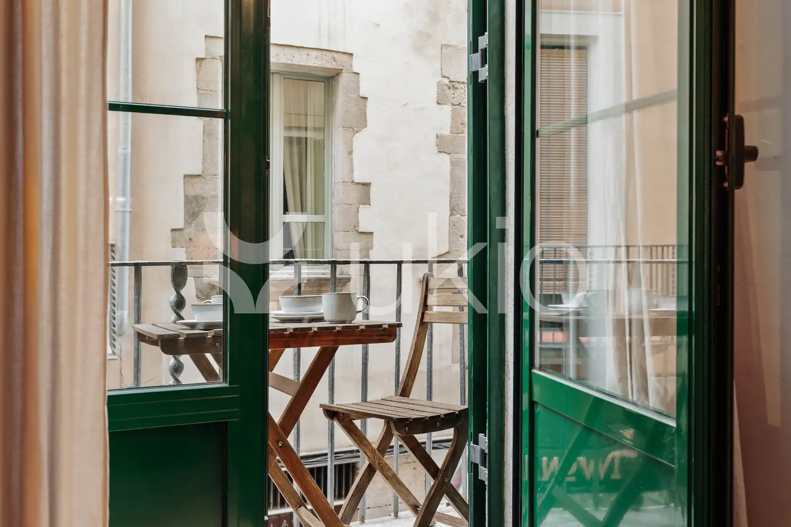 Terraza de Apartamento de alquiler en Barcelona con Aire acondicionado, Calefacción y Amueblado