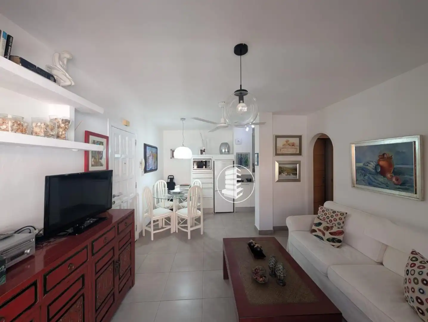 Sala de estar de Apartamento de alquiler en Arona con Jardín privado, Terraza y Piscina