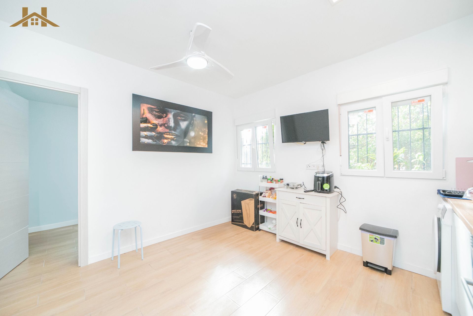 Sala d'estar de Pis en venda en Leganés amb Calefacció i Moblat