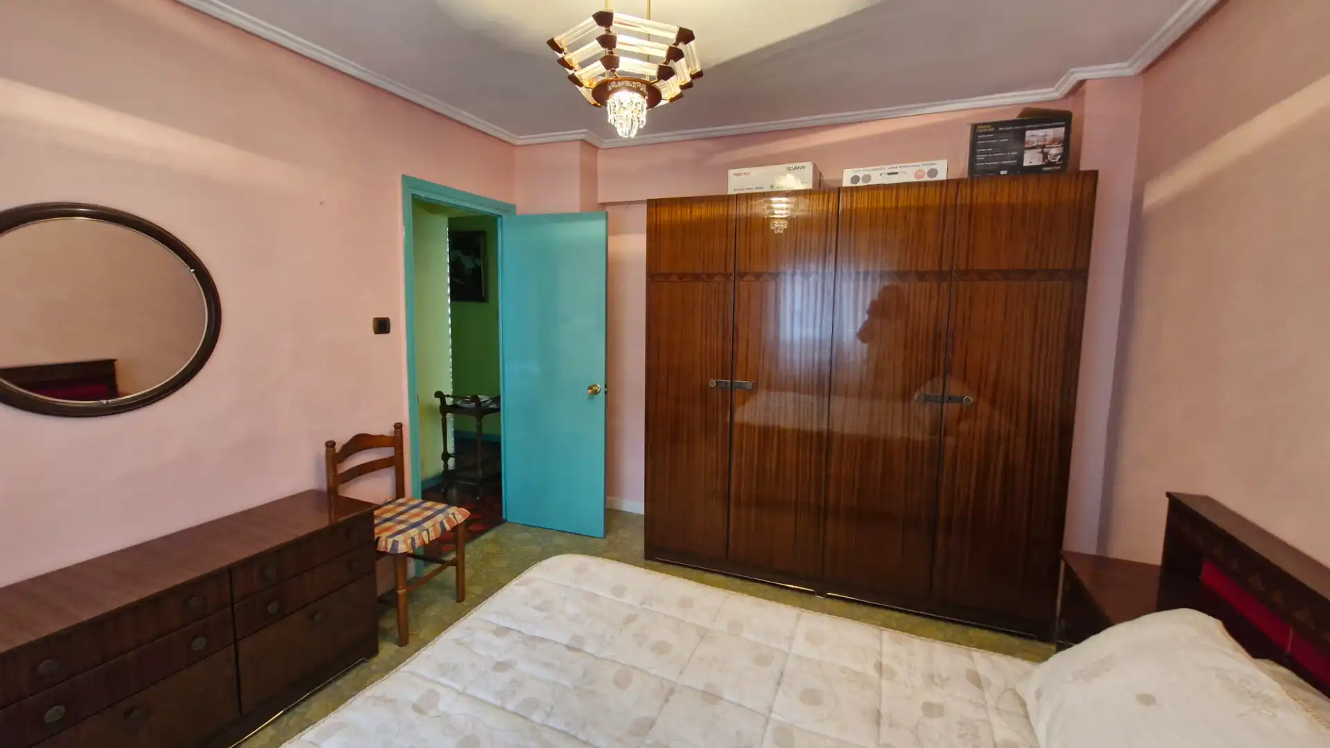 Bedroom of Flat for rent in Santurtzi   with Heating, Terrace and Furnished