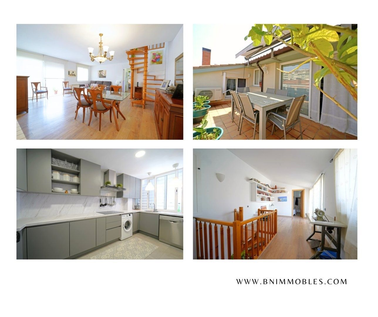 Exterior view of Duplex for sale in Terrassa  with Air Conditioner, Heating and Terrace