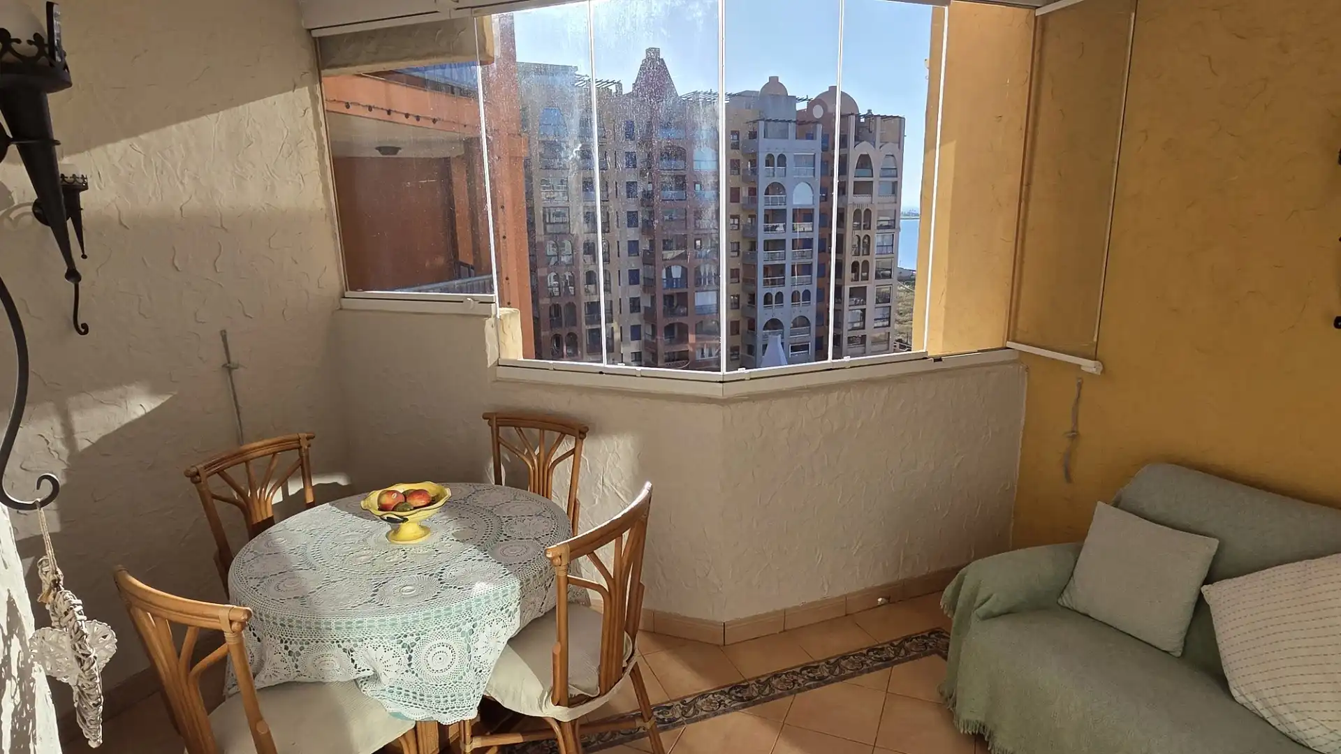 Terraza de Piso en venta en Cartagena con Aire acondicionado, Amueblado y Horno