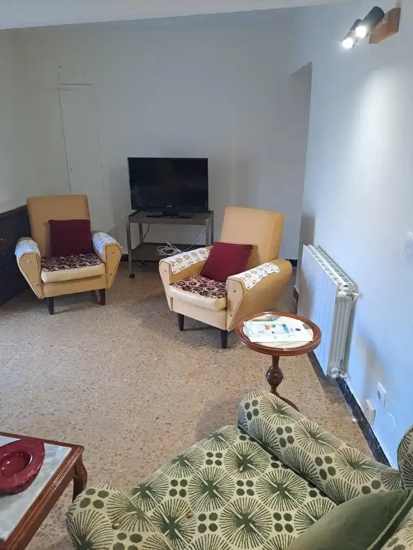 Sala d'estar de Casa adosada en venda en La Vall d'Ebo amb Jardí privat, Traster i Moblat