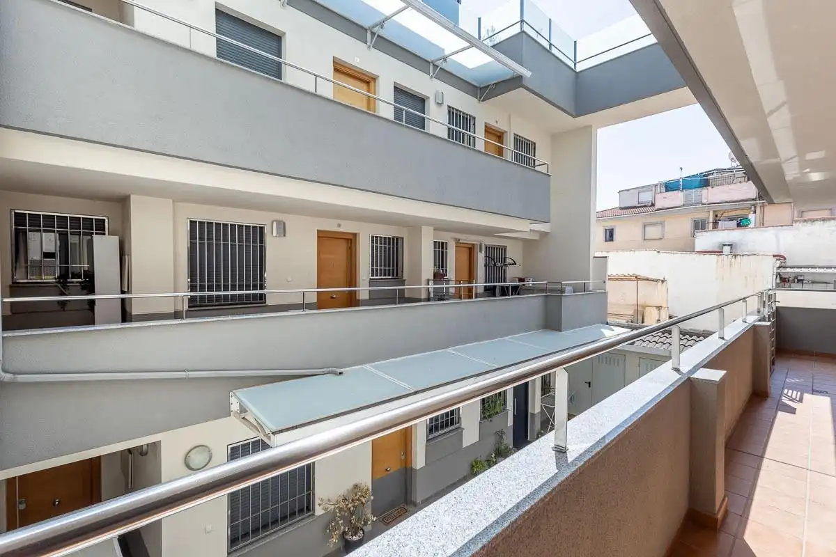Exterior view of Flat for sale in Armilla  with Air Conditioner, Heating and Balcony