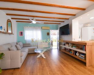 Living room of Single-family semi-detached for sale in Santa Pola  with Air Conditioner, Terrace and Swimming Pool