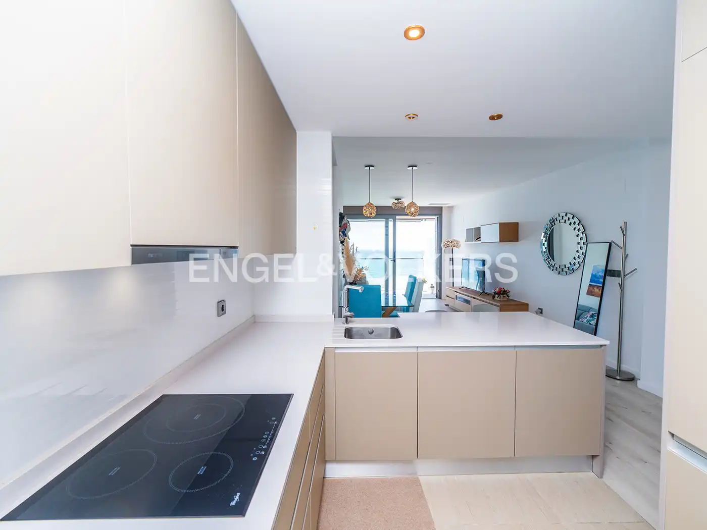 Kitchen of Flat for rent in Alicante / Alacant  with Air Conditioner, Terrace and Furnished