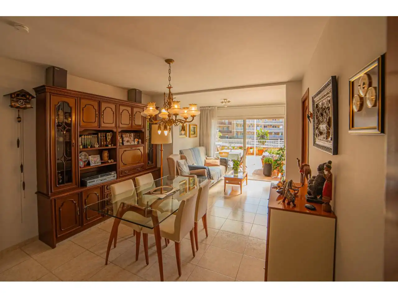 Sala de estar de Piso en venta en Manresa con Calefacción, Jardín privado y Terraza
