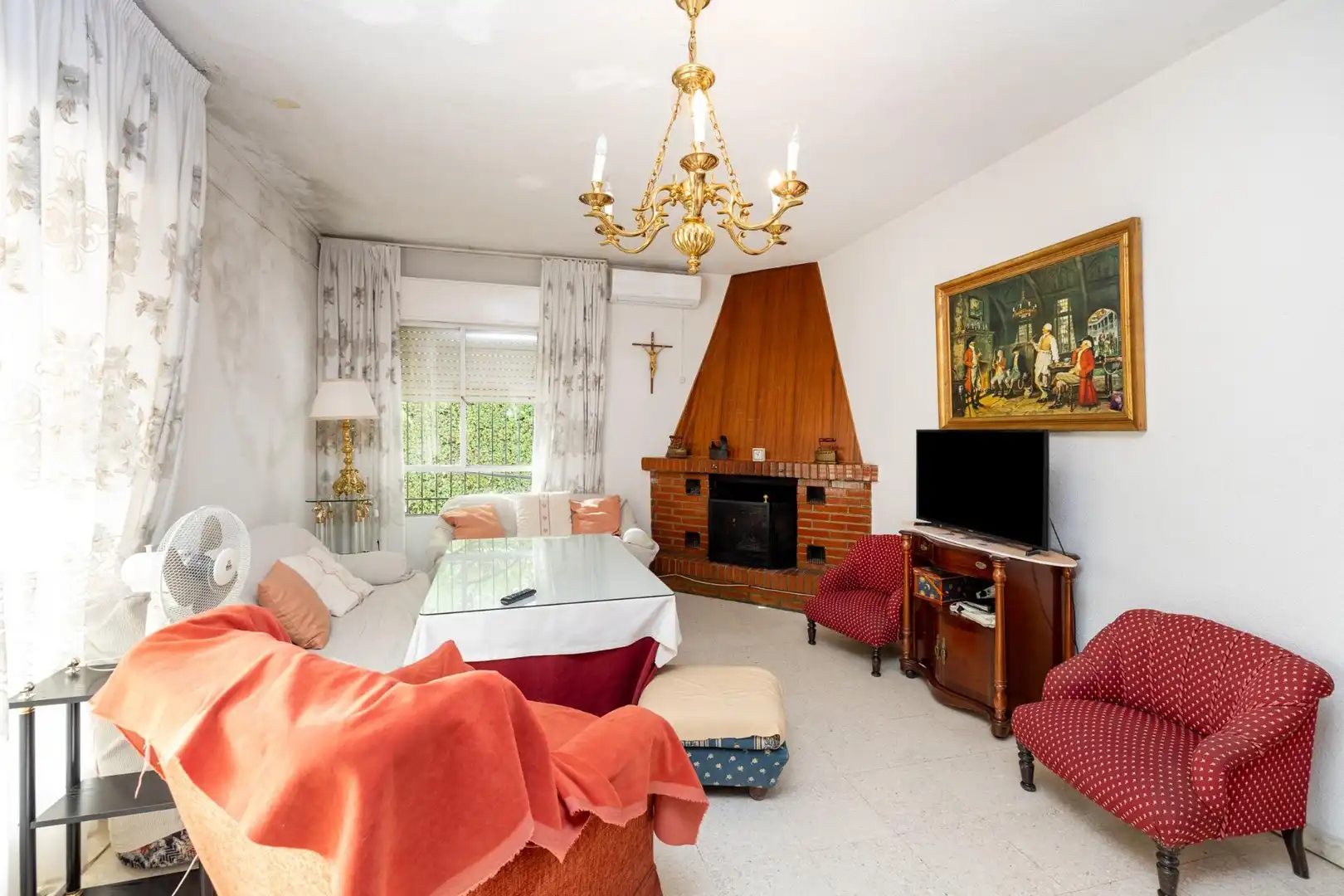 Sala de estar de Casa o chalet en venta en Armilla con Aire acondicionado, Calefacción y Jardín privado