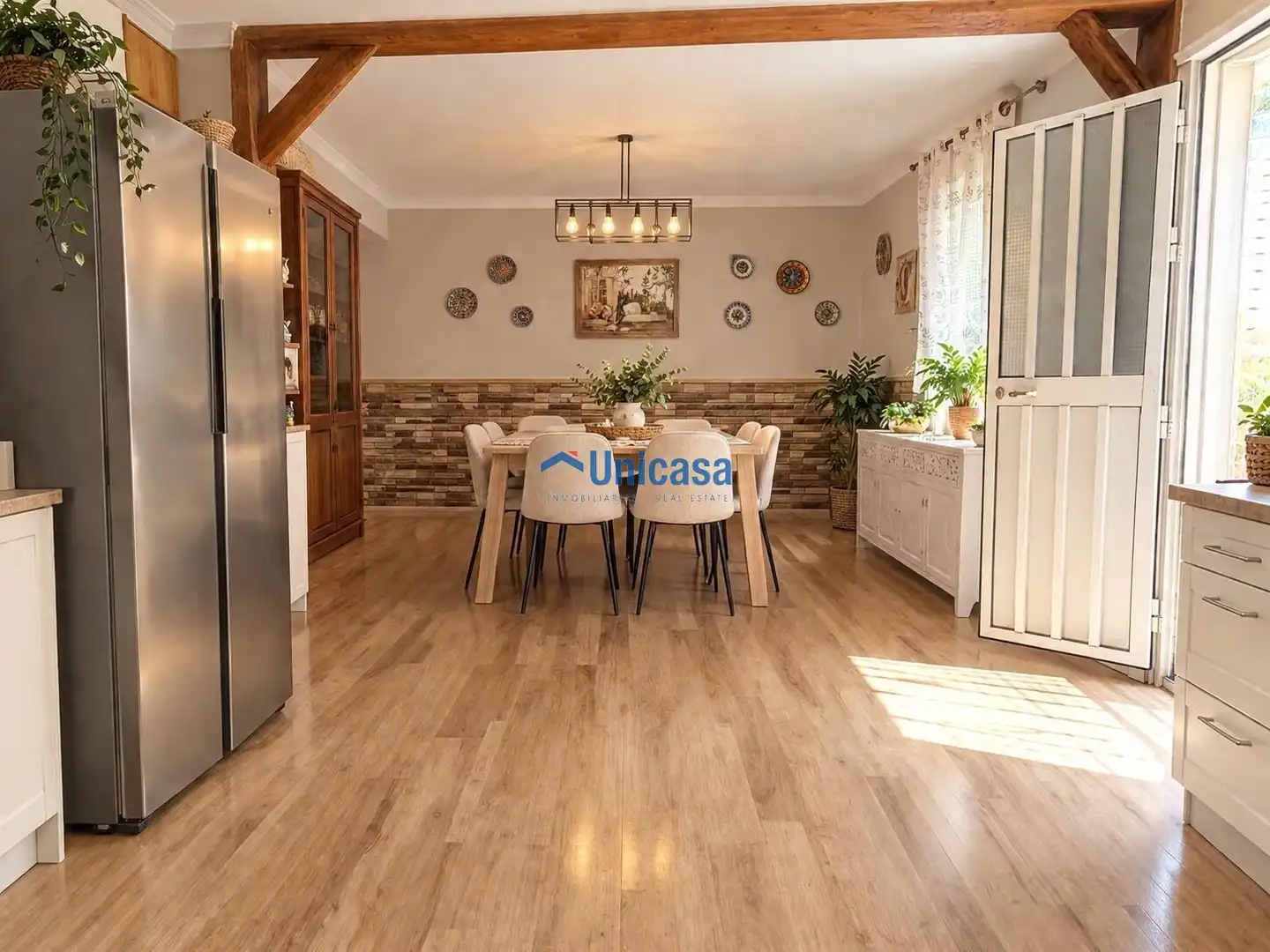 Dining room of Detached homes for sale in Málaga  with Air Conditioner, Heating and Storage room
