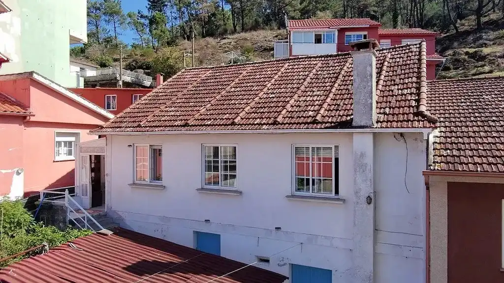 Exterior view of Houses for sale in Cangas   with Private garden, Parquet flooring and Terrace