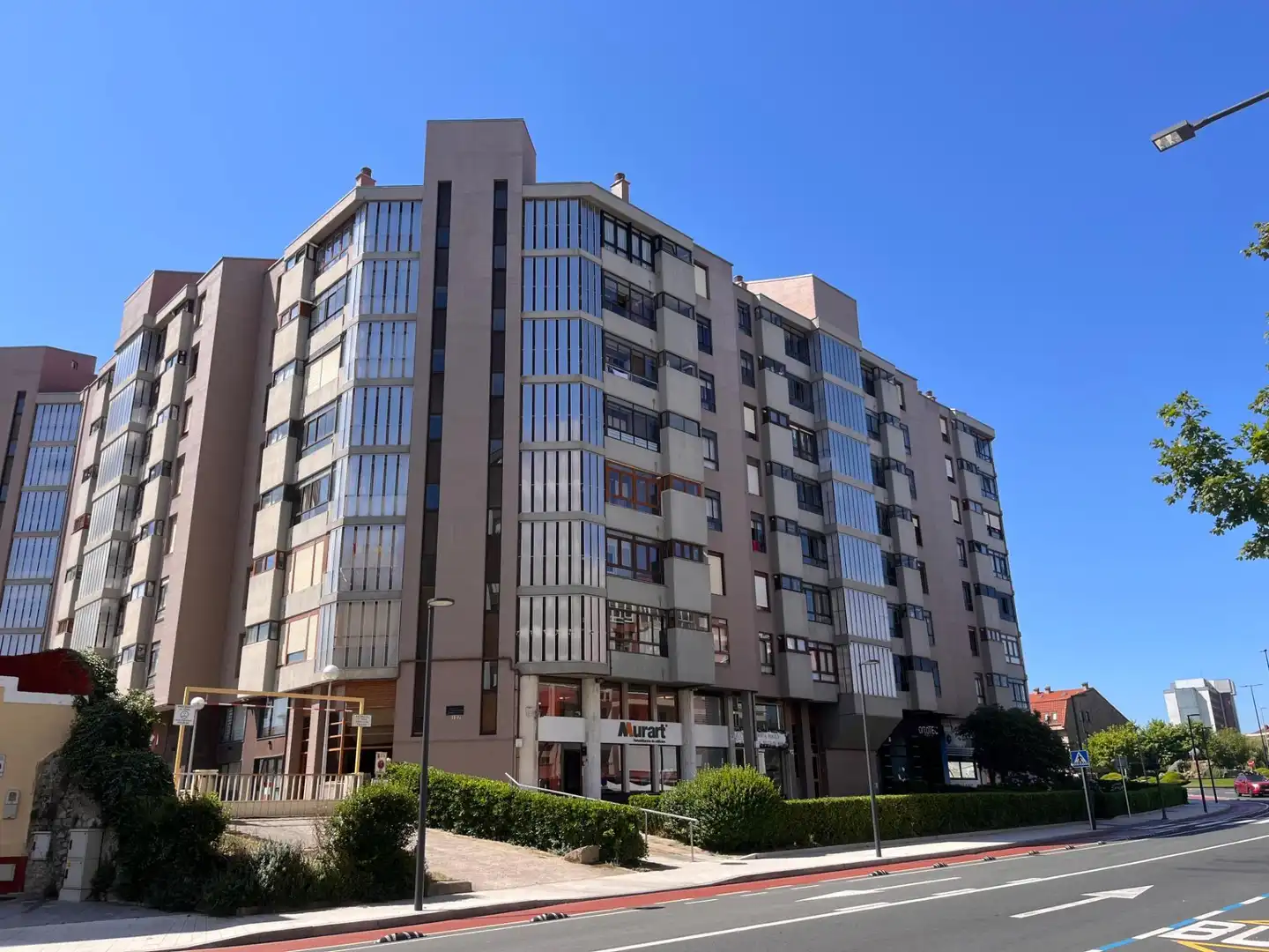 Vista exterior de Pis de lloguer en Santander amb Calefacció, Terrassa i Traster
