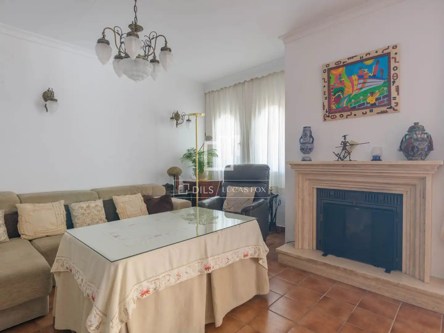 Sala d'estar de Casa o xalet en venda en Rincón de la Victoria amb Aire condicionat, Jardí privat i Terrassa