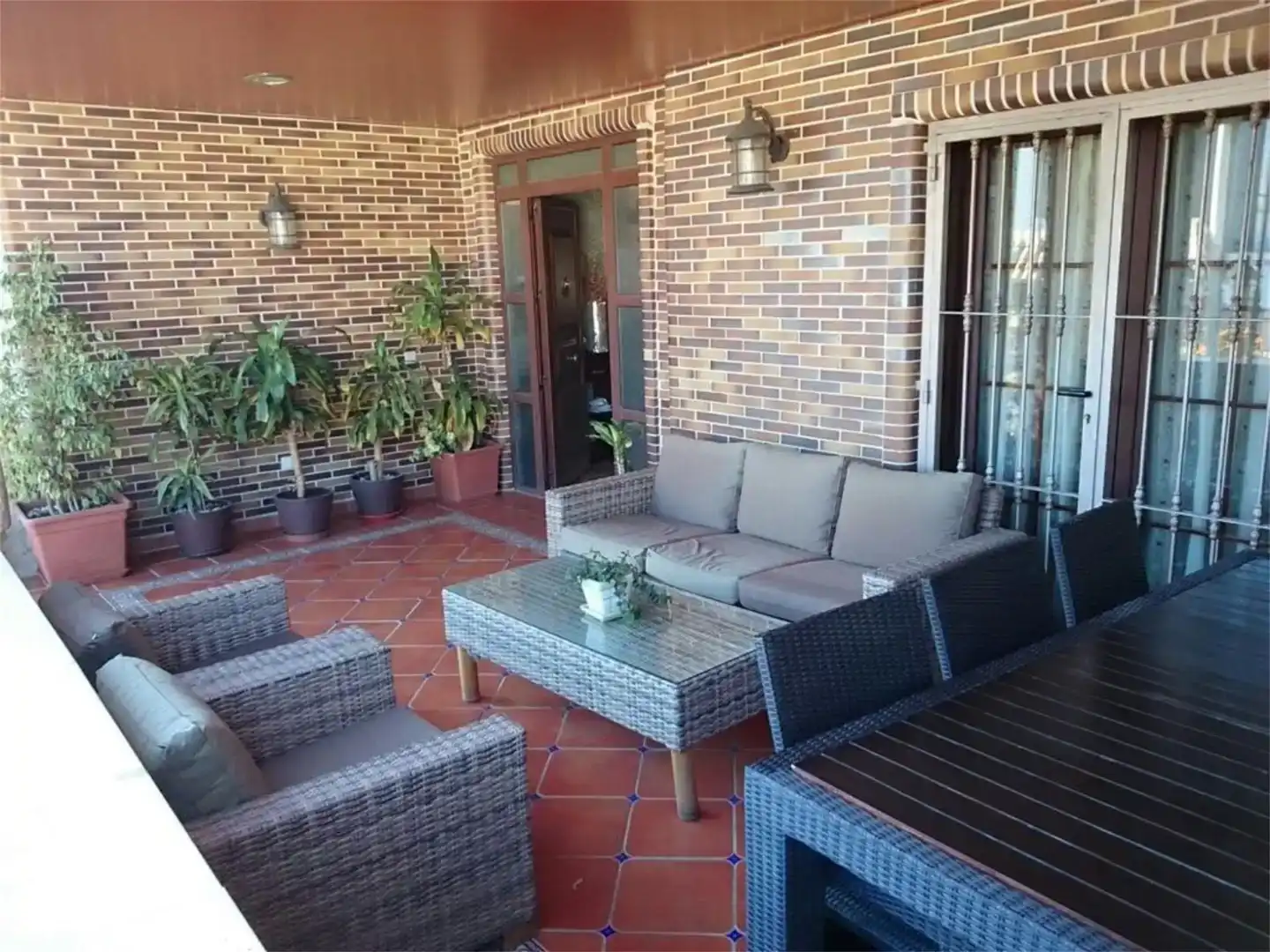 Terrassa de Casa o xalet en venda en Roquetas de Mar amb Aire condicionat i Balcó