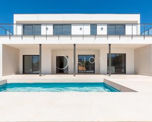 Vista exterior de Casa o xalet en venda en Puçol amb Aire condicionat, Jardí privat i Parquet