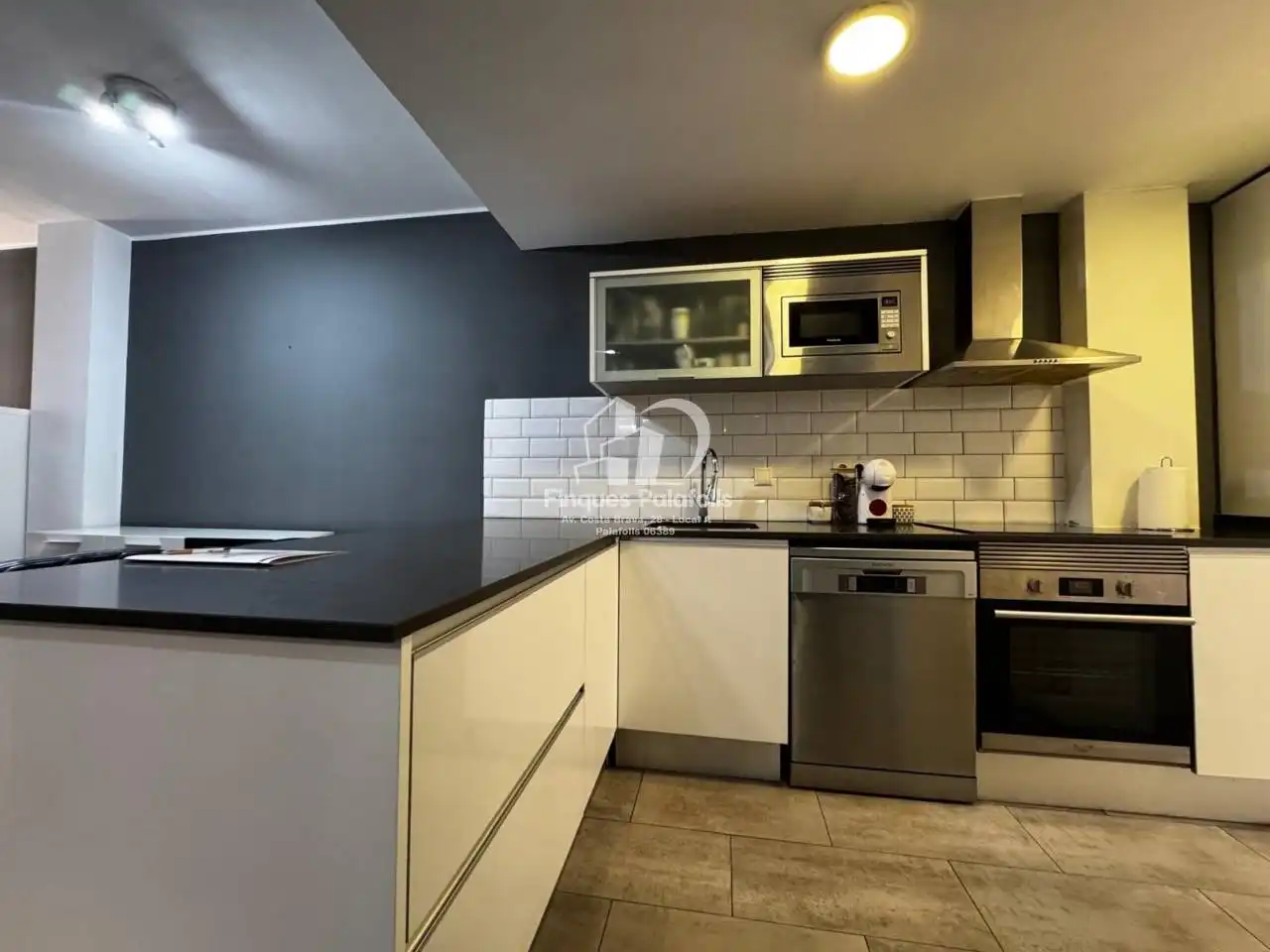 Kitchen of Flat for sale in Blanes  with Heating, Parquet flooring and Terrace