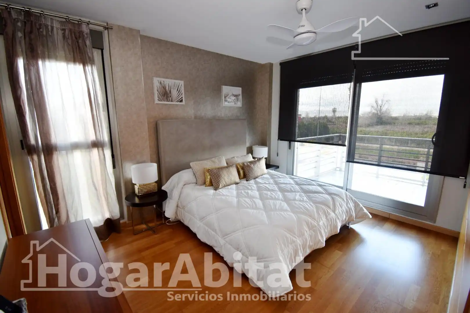 Bedroom of Detached homes for sale in Burriana / Borriana  with Air Conditioner, Heating and Private garden