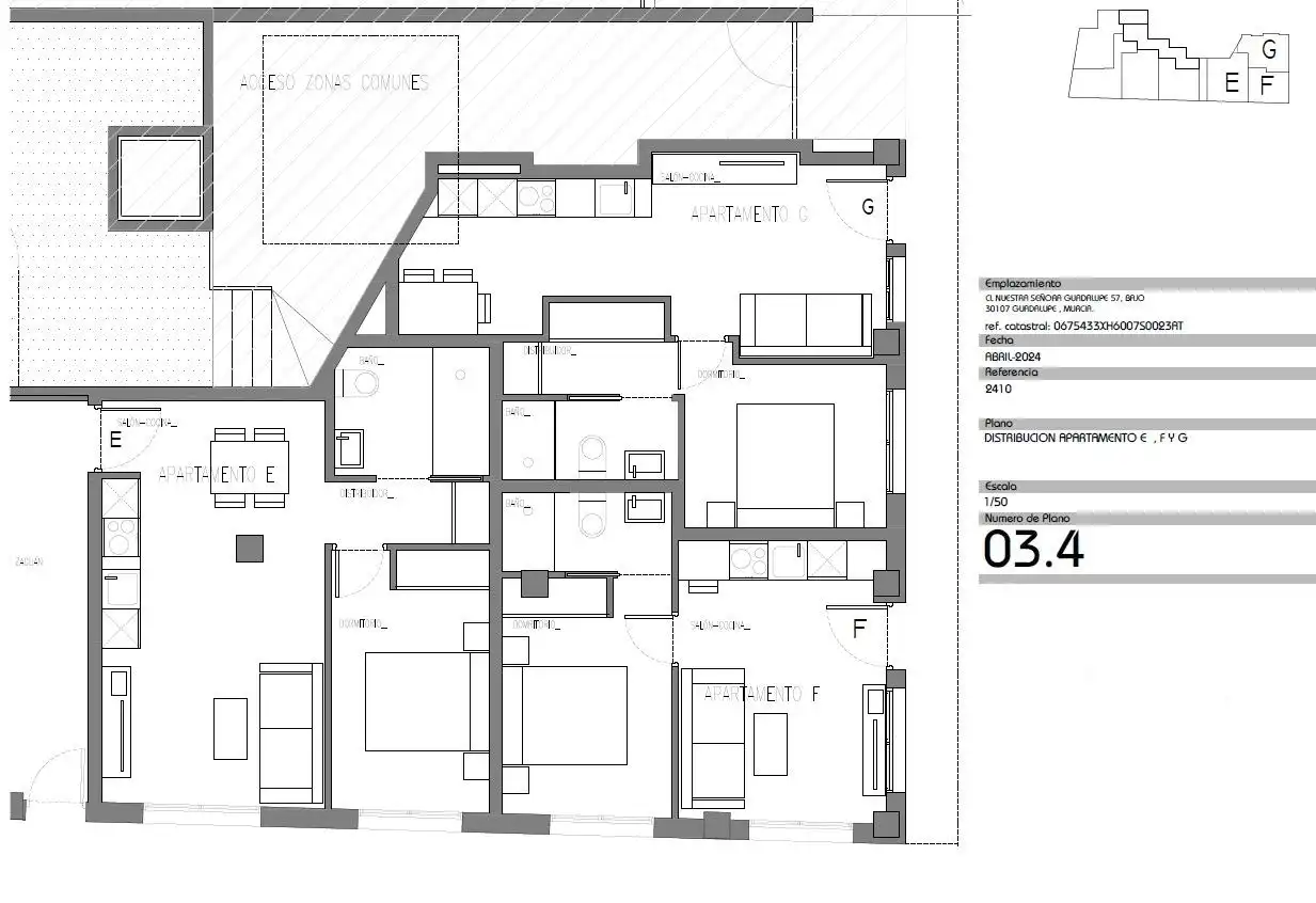 Apartments for rent in Murcia  with Air Conditioner, Storage room and Furnished