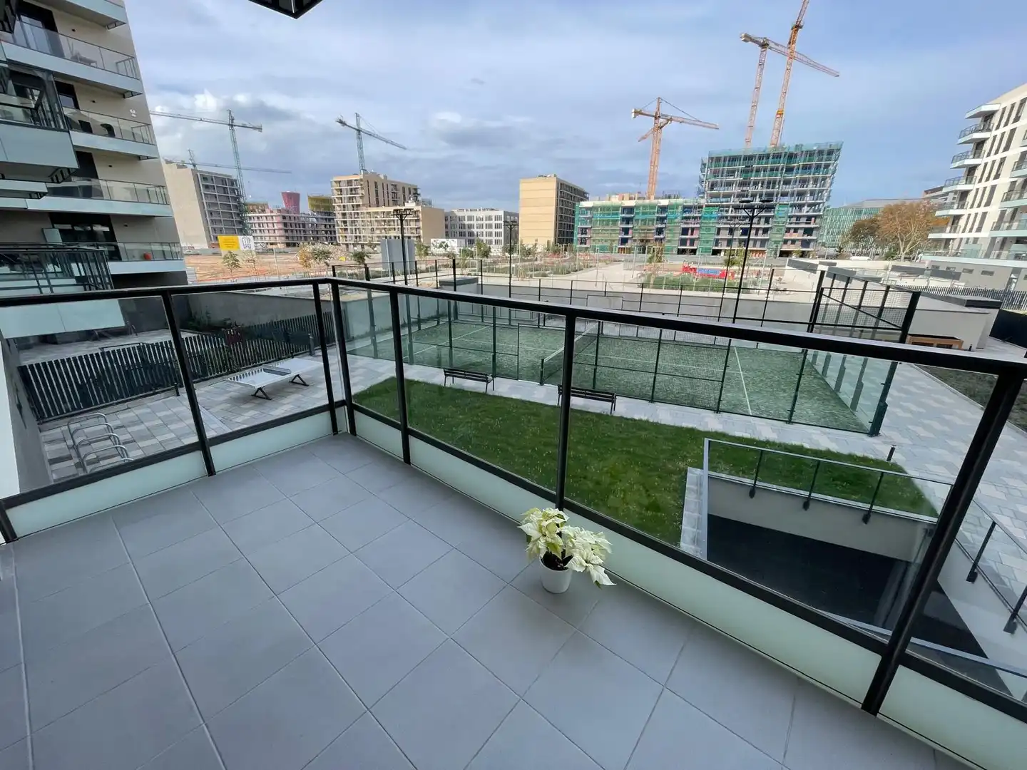 Terrasse von Wohnung zur Miete in Barcelona mit Klimaanlage, Heizung und Ofen