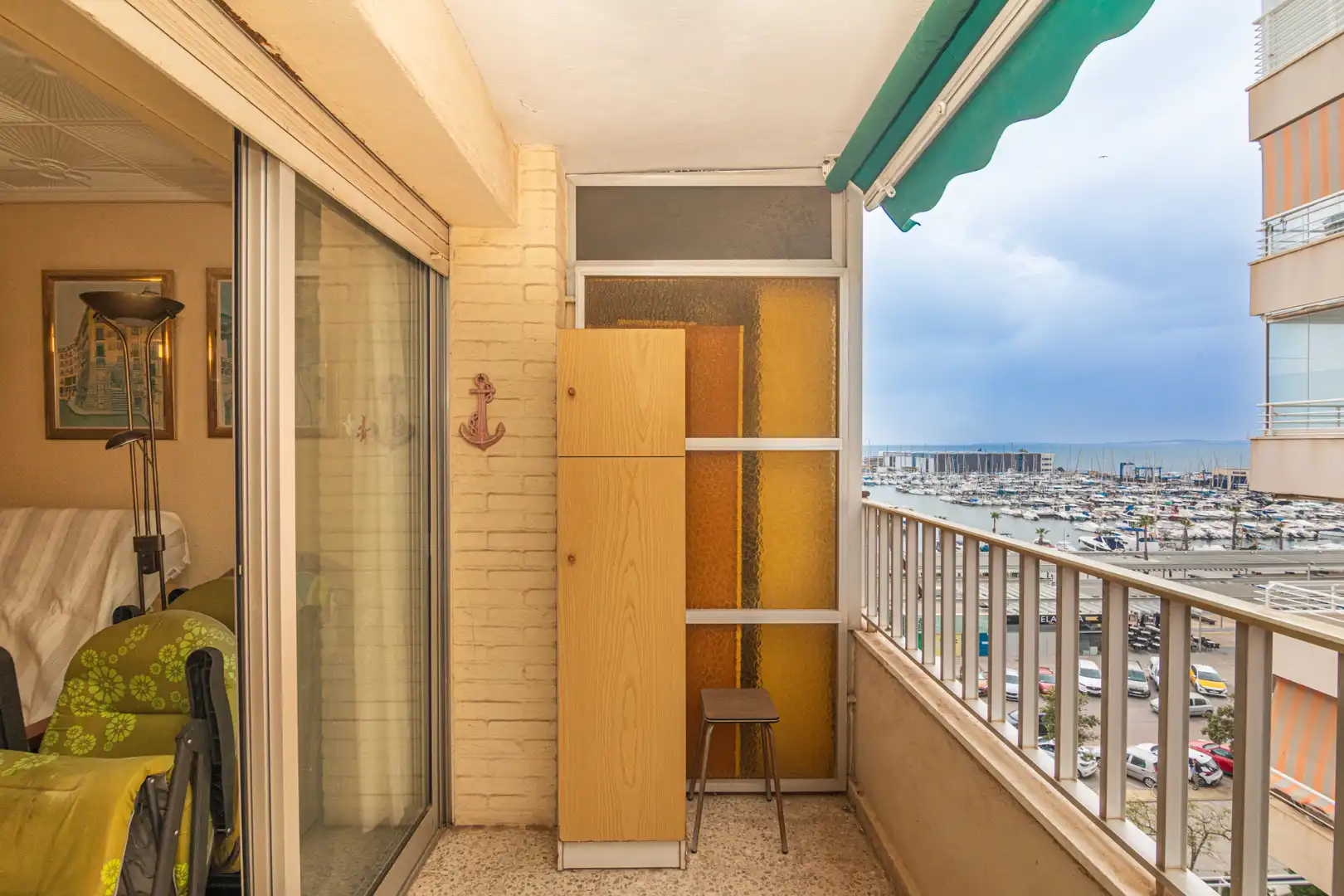 Balcony of Flat for sale in Santa Pola  with Air Conditioner, Terrace and Furnished