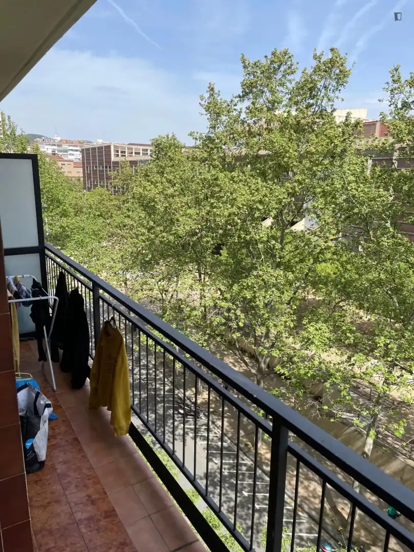 Balcony of Apartments for share in Barcelona  with Furnished, Oven and Washing machine