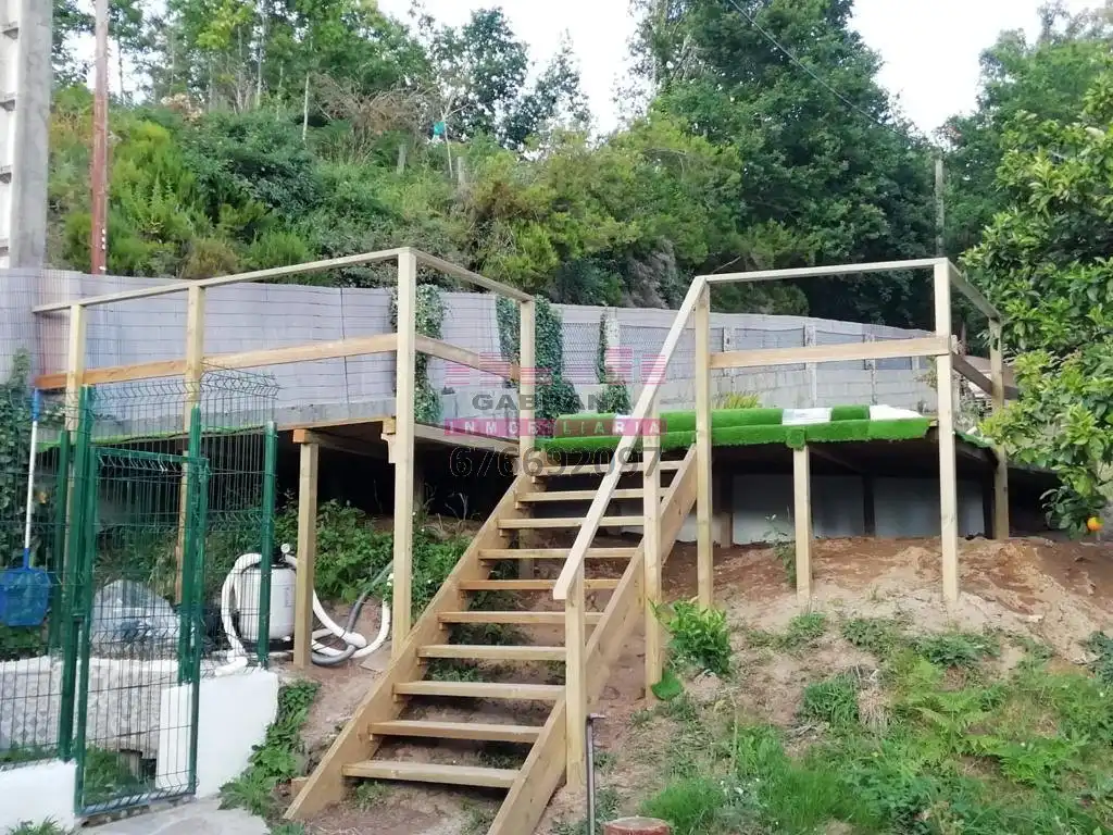 Jardín de Finca rústica en venta en Ponteareas con Jardín privado, Terraza y Piscina