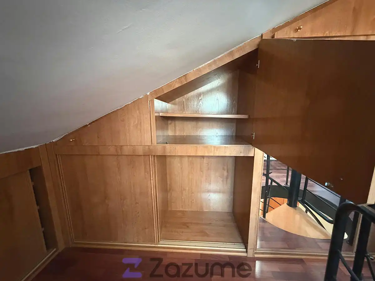Schlafzimmer von Maisonette zur Miete in Madrid mit Klimaanlage, Heizung und Parkett