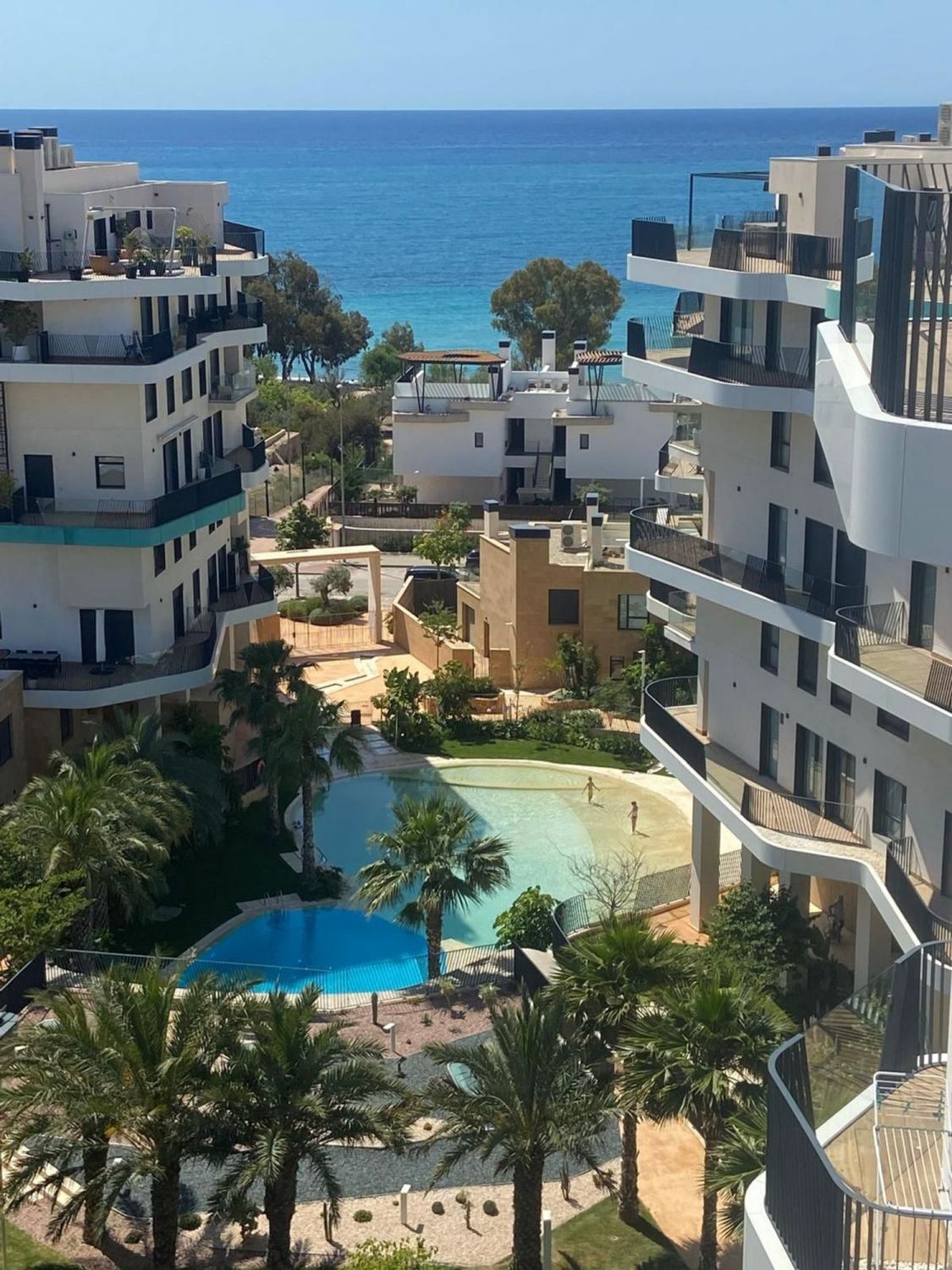 Exterior view of Flat for sale in Villajoyosa / La Vila Joiosa  with Air Conditioner, Private garden and Terrace